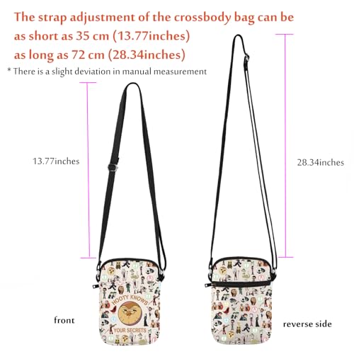 Owl Movie Inspired Crossbody Bag Owl Hooty Fans Gift Hooty Cartoon Character Gift Hooty Knows Your Secrets Carry On Bag (HootyKnowCross)3