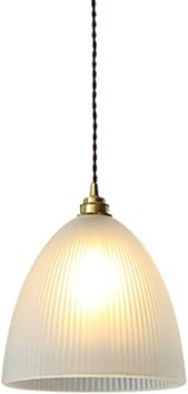 Glass Chandelier with 5.9-inch Lampshade, Modern Farmhouse Glass Chandelier for Hallway Entryway Bedroom Dining Room Kitchen Office Lighting