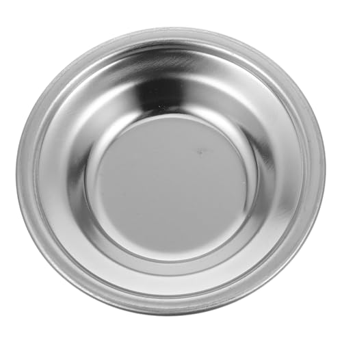 JECOMPRIS Metal Tea Bag Holder Saucer Mat for Drip Prevention Round Tea Bag Storage Dish for Home Restaurant and Tearoom Use