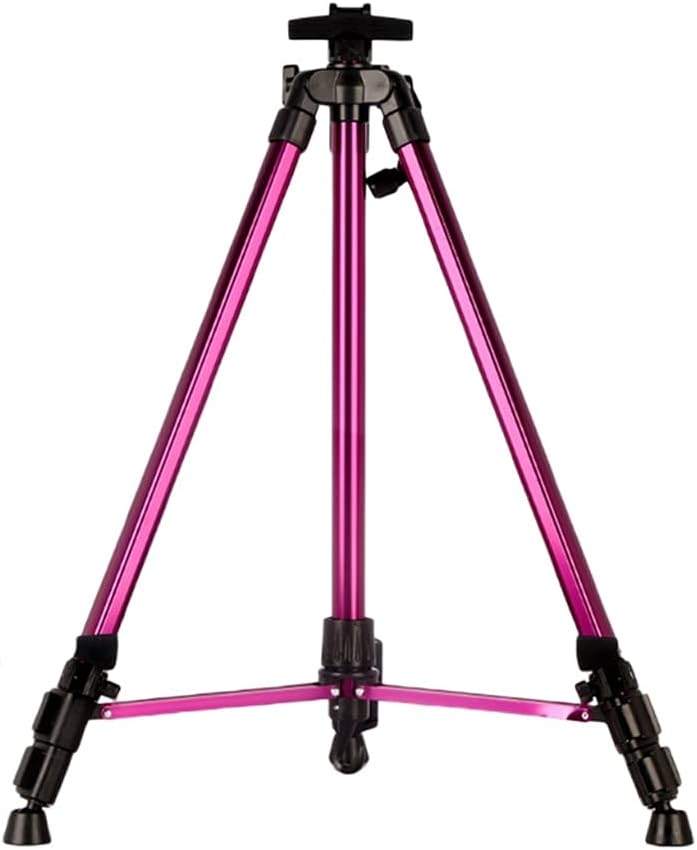 HBJWOV Aluminum Alloy Easel Small Hand-cranked Portable and Height-Adjustable Tripod(C)