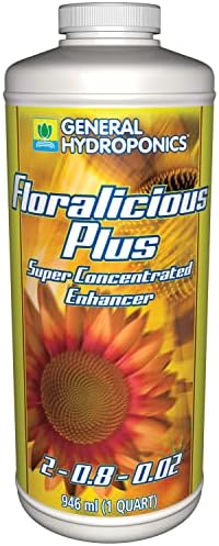 General Hydroponics Floralicious Plus for Gardening, 1 Quart