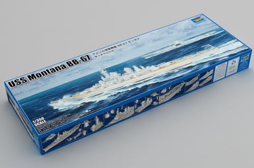 Trumpeter 1/350 American Battleship BB-67 Montana Plastic Model 05372 (Ship) - Image 2