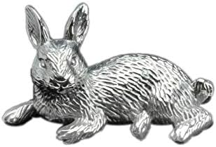 Arthur Court Easter Bunny Paper Napkin Weigh for Paper Napkin, Documents on a Desk, Dinner and Picnic Tables - Outdoor or Office Use, Organization for Multiple Sizes - Durable Metal 3 inch Diameter