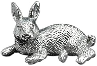 Arthur Court Easter Bunny Paper Napkin Weigh for Paper Napkin, Documents on a Desk, Dinner and Picnic Tables - Outdoor or Office Use, Organization for Multiple Sizes - Durable Metal 3 inch Diameter
