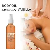 Vanilla Cashmere Body Oil,Vanilla Cashmere Lotion, Cashmere Vanilla Body and Hair Oil,Cashmere Vanilla Body Oil,Firms and Softens Skin,Hair Care (1 pcs) - Image 5