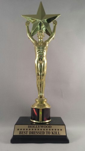 Large Starlet Recognition Victory Trophy Best Dressed to Kill