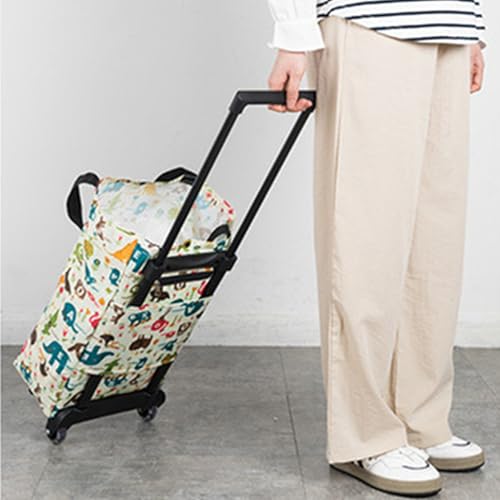 SOUTHJIELING Wasserdichte Einkaufstrolley, praktische Einkaufstasche aus Segeltuch, für den täglichen Gebrauch in verschiedenen Einstellungen – Bild 4