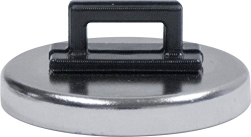 Cup Magnet with Black Zip Tie Holder, Versatile Magnetic Holder for Cables and Wires, Permanent Ceramic Magnets, Quick Installation, 15 lbs Holding Capacity - Mag-Mate MX1000ZIP1