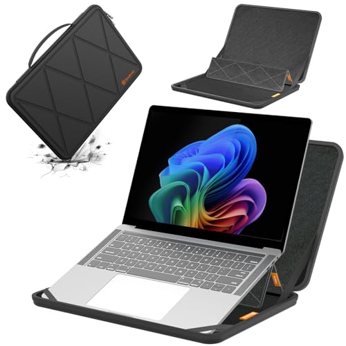 Smatree MS50 Hard EVA Protective Sleeve Case with Stand Compatible for 14 inch Lenovo IdeaPad 5X 2-in-1, for ThinkPad T14s/T14 Gen 6/5, ThinkPad E14 Gen 5/6, Lenovo Yoga 7 2-in-1