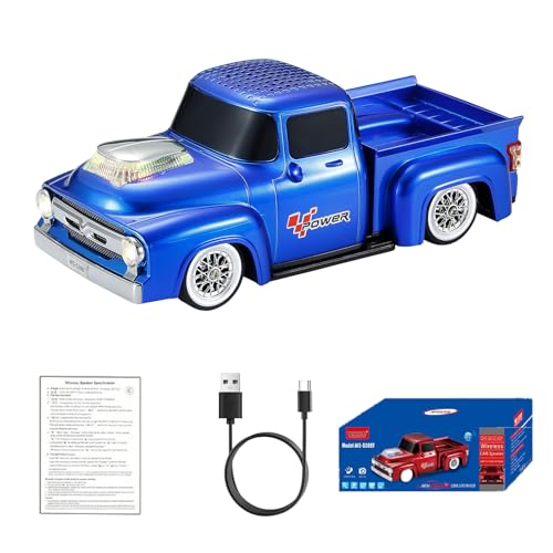 WSTER WS-538 Retro Pickup Truck Bluetooth Replica Speaker...