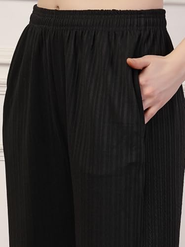 Image of UZARUS Women's Ultra-Soft Baggy Fit /Relaxed Fit Joggers with Side Pockets & Gripped Hem