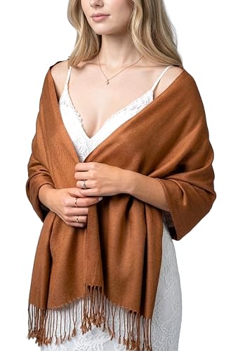Achillea Soft Silky Pashmina Scarf for Women – Shawl Wrap