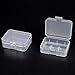 uxcell Battery Storage Case Holder Transparent for 2 x Battery Capacity