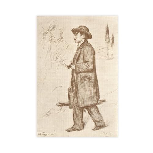 Cadeau esthétique Joan Brull : affiche moderne en impression sur toile 30x45 cm