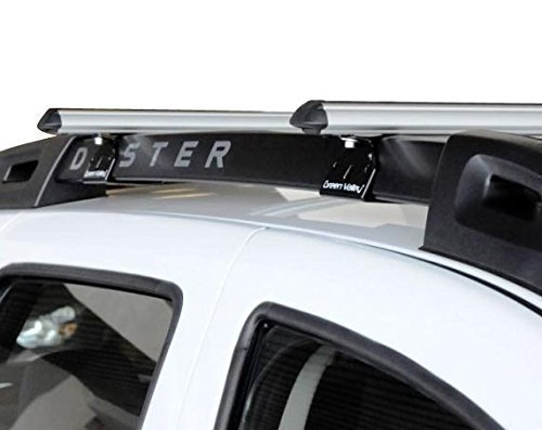 Alu Relingträger Aurilis Original kompatibel mit Dacia Duster mit Reling (5 Türer) 01/2014-12/2017