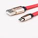 For Verizon Ellipsis 7 / 8 / 10 Tablet Tangle-Free USB 2.0 Data / Charger Cable Cord (Red)