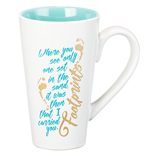 Mug - Footprints In The Sand, Isaiah 58:11