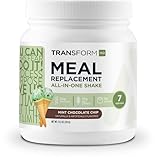 TransformHQ Meal Replacement Shake Powder 7 Servings (Mint Chocolate Chip) - 20G Protein per Serving, Non-GMO