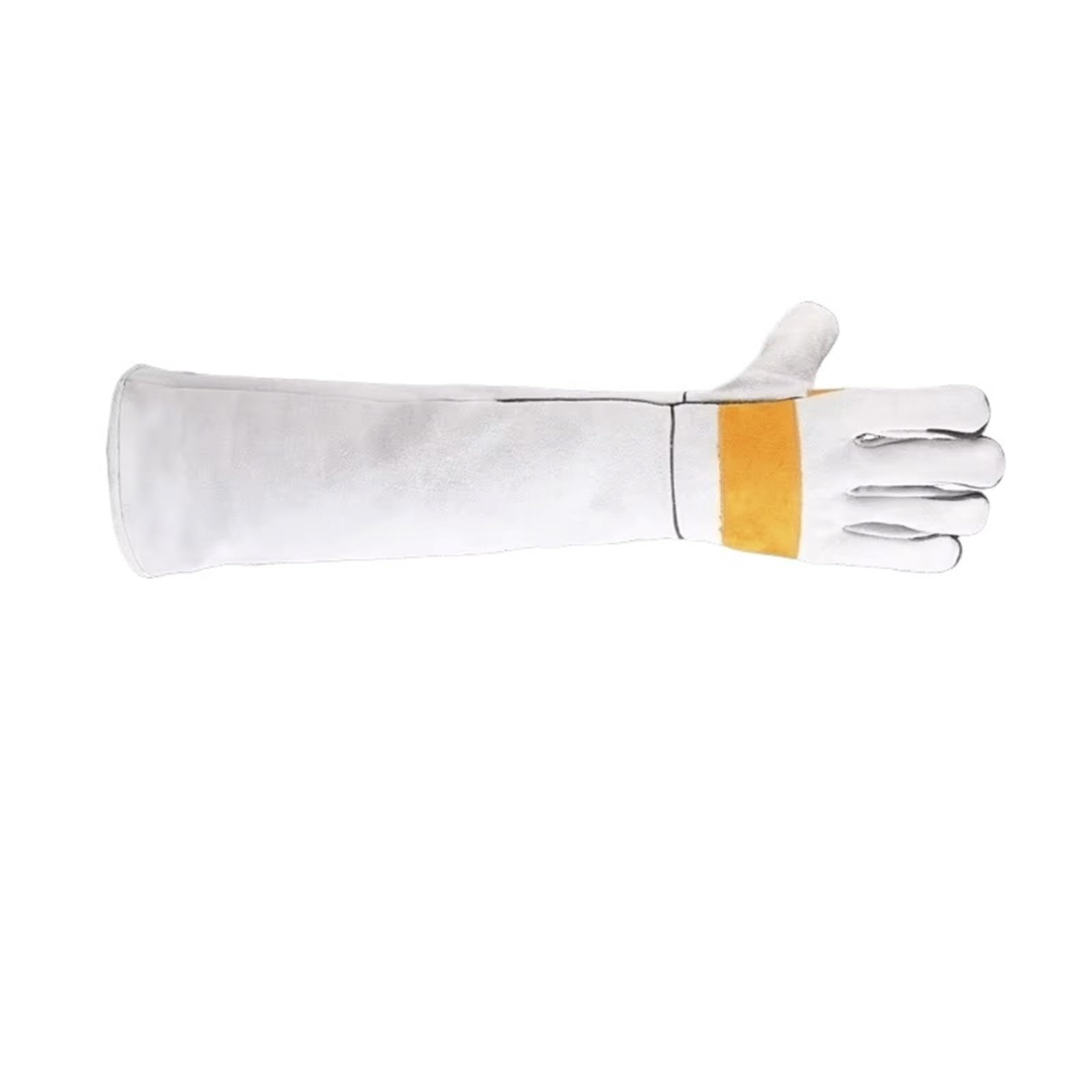 Guanti da lavoro lunghi anti-spina, guanti giardino in pelle traspirante, di protezione Guanti da Giardinaggio Donna(Color1-60cm)