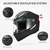 VCOROS Motorcycle Full Face Helmet for Unisex-Adults DOT Approved WS-609 Motorbike Street Bike Racing Helmets
