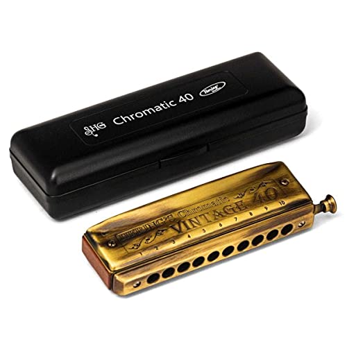 Hering Harmonicas 1040C Vintage 40 Gaita Cromática - Chave de C