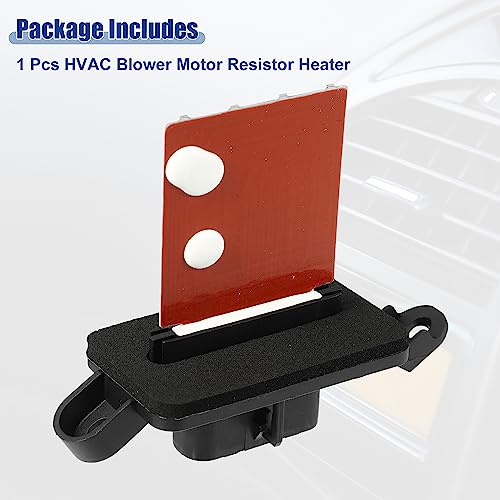 Image of ACROPIX Car HVAC Blower Motor Resistor Heater Replacement Fit for Chevy Malibu for Pontiac G6 2006-2010 NO. 1580509 /15831065 - Pack of 1 Black