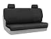 Coverking Custom Fit Rear Solid Bench Seat Cover for Select Dodge Ram 2500/3500 Models - Velour (Charcoal)