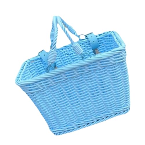 Panier de vélo pour enfants tressé pour les balades au parc en tricycle et trottinette