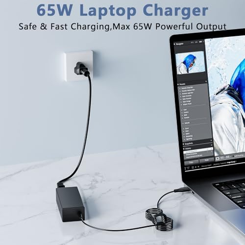 65W USB C Laptop Charger,Laptop Charger Type C,Chromebook Charger for All - 5