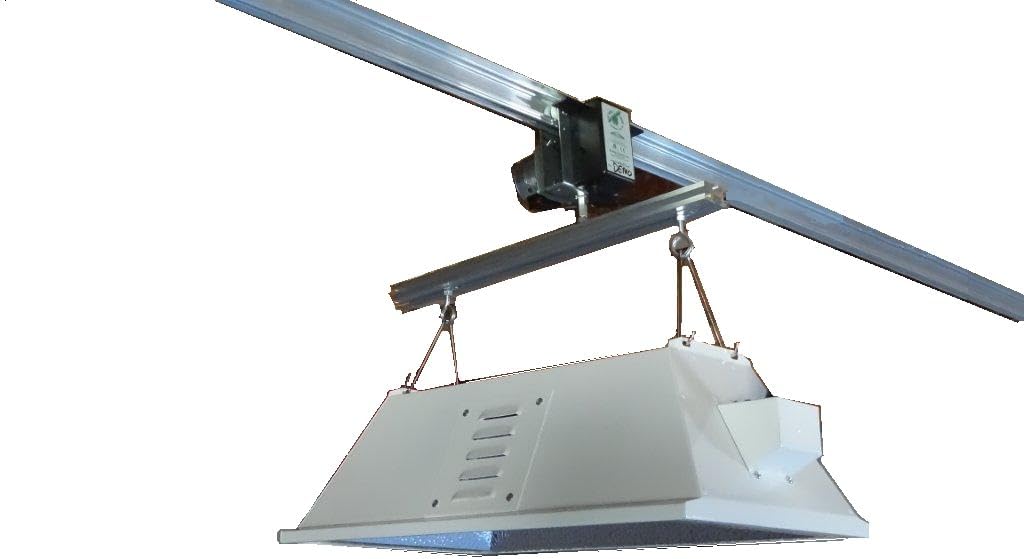 Light Rail 3.5 IntelliDrive Kit Motor with Rail Plus RoboStik, Robotic Grow Light Mover Genuine Solidly Made in USA