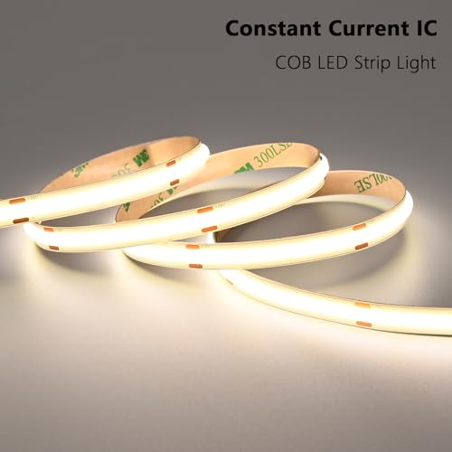 Tira LED COB BENLUN 24V 65.6ft Luz Blanca Natural miniatura 2