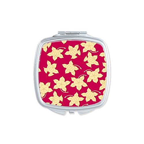 Miroir de maquillage Chine Chinois Morning Glory accessoire beauté de poche carré