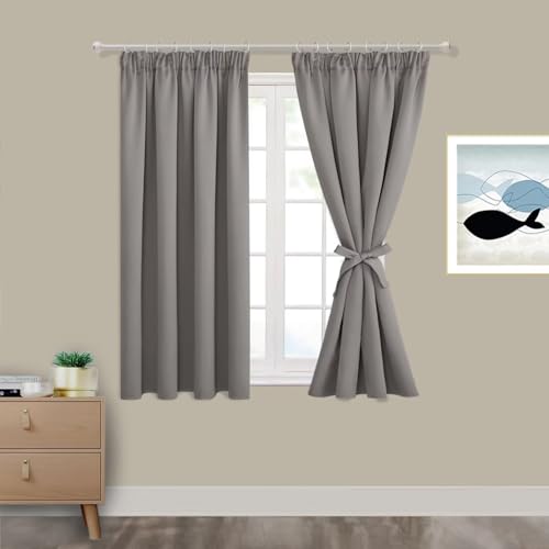 Hiasan Pencil Pleat Blackout Thermal Insulated Curtains, Bedroom and Living Room with Tiebacks - Image 2