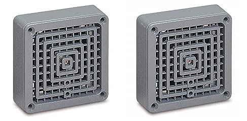 Federal Signal 350-120-30 Vibratone Horn, 120VAC, 0.18 AC, Gray (2)