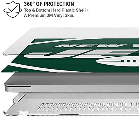 Skinit Case + Skin Compatible with MacBook Pro 16in (2019-20) - Officially Licensed NFL New York Jets Large Logo Design