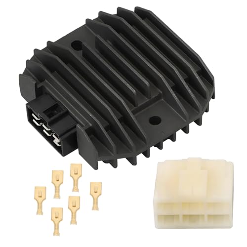 WFLNHB Voltage Regulator Rectifier Replacement for Kawasaki Bayou Lakota 300 KLF300 KEF300 ZZR600 ZX600D ZXR400 ZL600 VN750 1985-2003 Replacement for 21066-1089