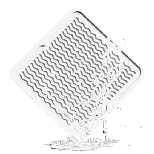 ZLR 4-in-1 Silicone Mat: Air Fryer & Coffee Maker, 12"x12", Milk White