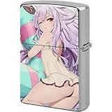 ライターケース ジッポライター アニメ風 金属製 オシャレ 美しい アニメ柄 神撃のバハムート メドゥーサ 水着 【アメリカ産特製強化素材】 防錆 全面保護 たばこ用具 喫煙具 ＜アニメ愛好者,アニメ好き> タバコ愛好者 喫煙アクセサリー グッズ 交換用 傷からライターを全面保護