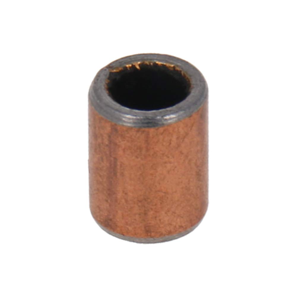 Aicosineg 10Pcs Oilless Bushings Sleeve Bearing Solid Friction Oilless Bushing Carbon Steel Cast Copper Sleeve Bearing 0.31in Bore x 0.47in OD x 0.78in Length Plain Bearings Wrapped Bushing