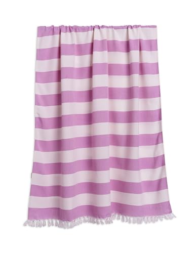 Image of 100% Bamboo Extra Large Bath Towel Highly Absorbent, Spa-Soft & Lightweight, Towel for Daily Use, Beach, Gym, Pool, Travel and Yoga | 33 x 63 Inches (Lilac Mist)