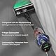 Deerma DEM-T30W Kabelloser Staubsauger 2-in-1 mit Stauberkennung, 240W Motor, 23kPa Saugkraft, HEPA-Filter, Weiche Bürste