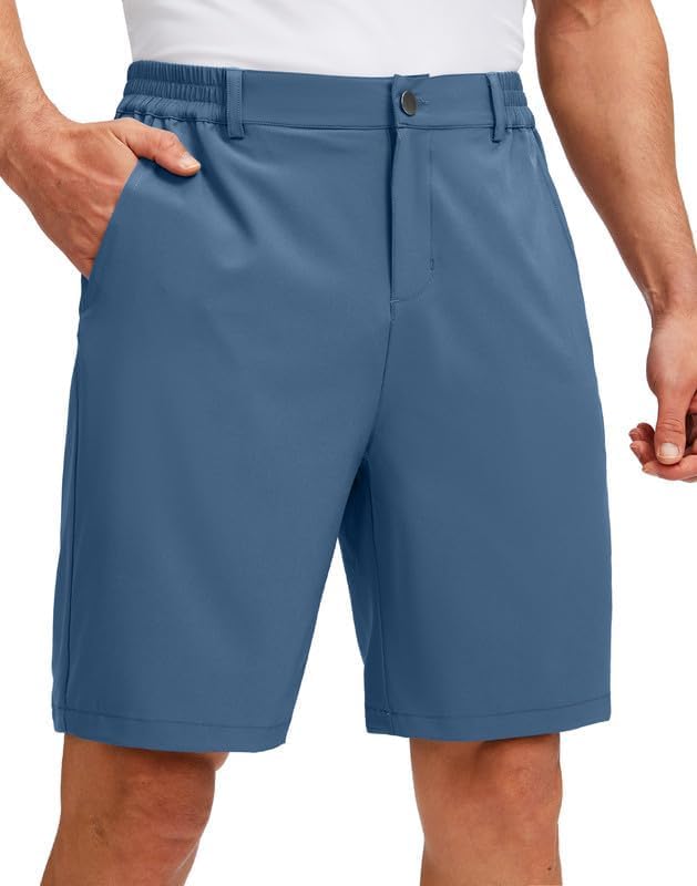 G Gradual Men's Golf Shorts with 5 Pockets 9" Light Weight Stretch Quick Dry Casual Dress Work Shorts for Men - Image 2