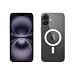 Apple iPhone 16 Plus 128 GB - Schwarz + Clear Case mit MagSafe