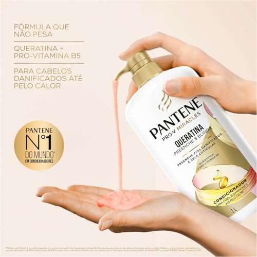 Pantene PRO-V Miracles Condicionador Queratina 1L