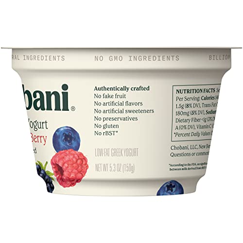 Chobani® Low-Fat Greek Yogurt Mixed Berry Blended 5.3oz