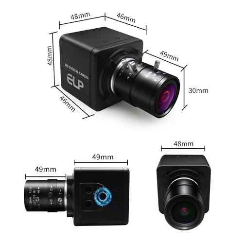 Caméra USB Full HD H.264 fluide à 30 fps et objectif basse luminosité
