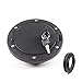 Fuel Door Cover JeCar Locking Gas Cap Cover for 2007-2018 Jeep Wrangler JK & Unlimited