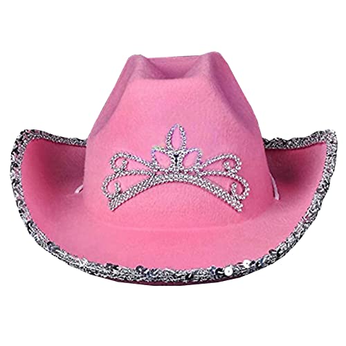 Dubute Cappello da cowgirl per ragazze e donne
