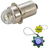 HQRP 45 Lumens 0.5w LED Replacement Flashlight Bulb for Maglite / Black and Decker / Dewalt / Ryobi...