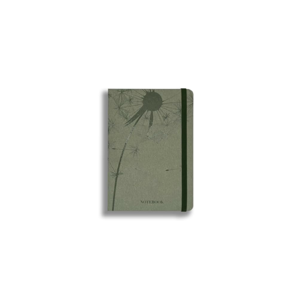 Imagicom Striped Notebook Dandelion Midi 12 x 17 cm